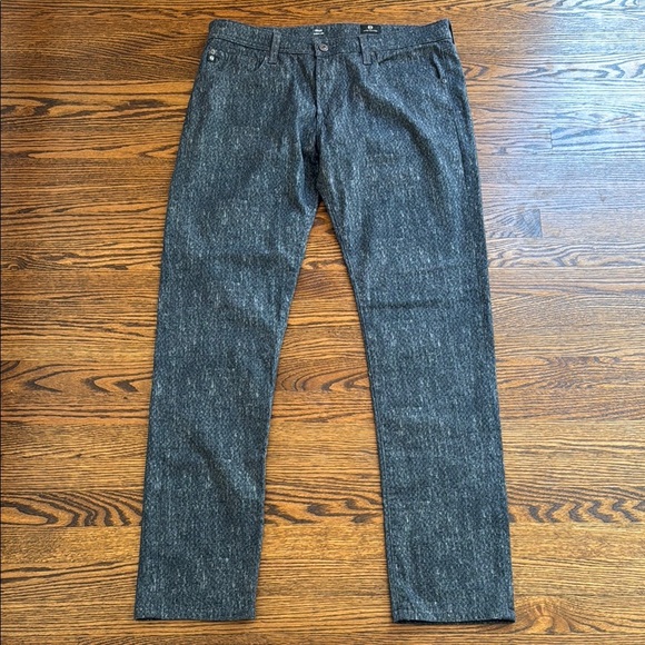 Ag Adriano Goldschmied Men’s 35x34 Navy Gray Straight-Leg Jeans Timeless Design - Picture 1 of 4